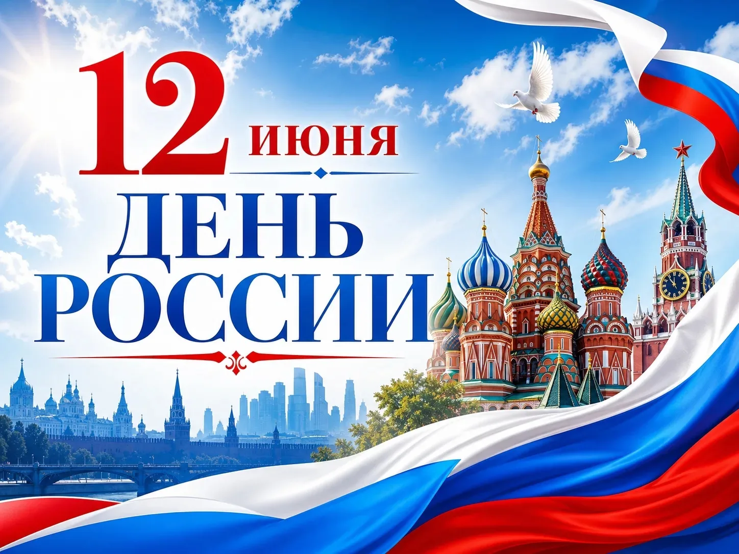 С Днем России, дорогие друзья! 🇷🇺

12 июня — это праздник каждого из нас. Праздник огромной страны