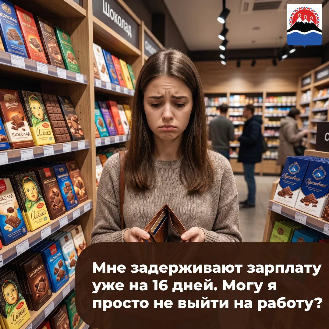❓ «Зарплату задержали на 16 дней. Могу я просто не выйти на работу?»