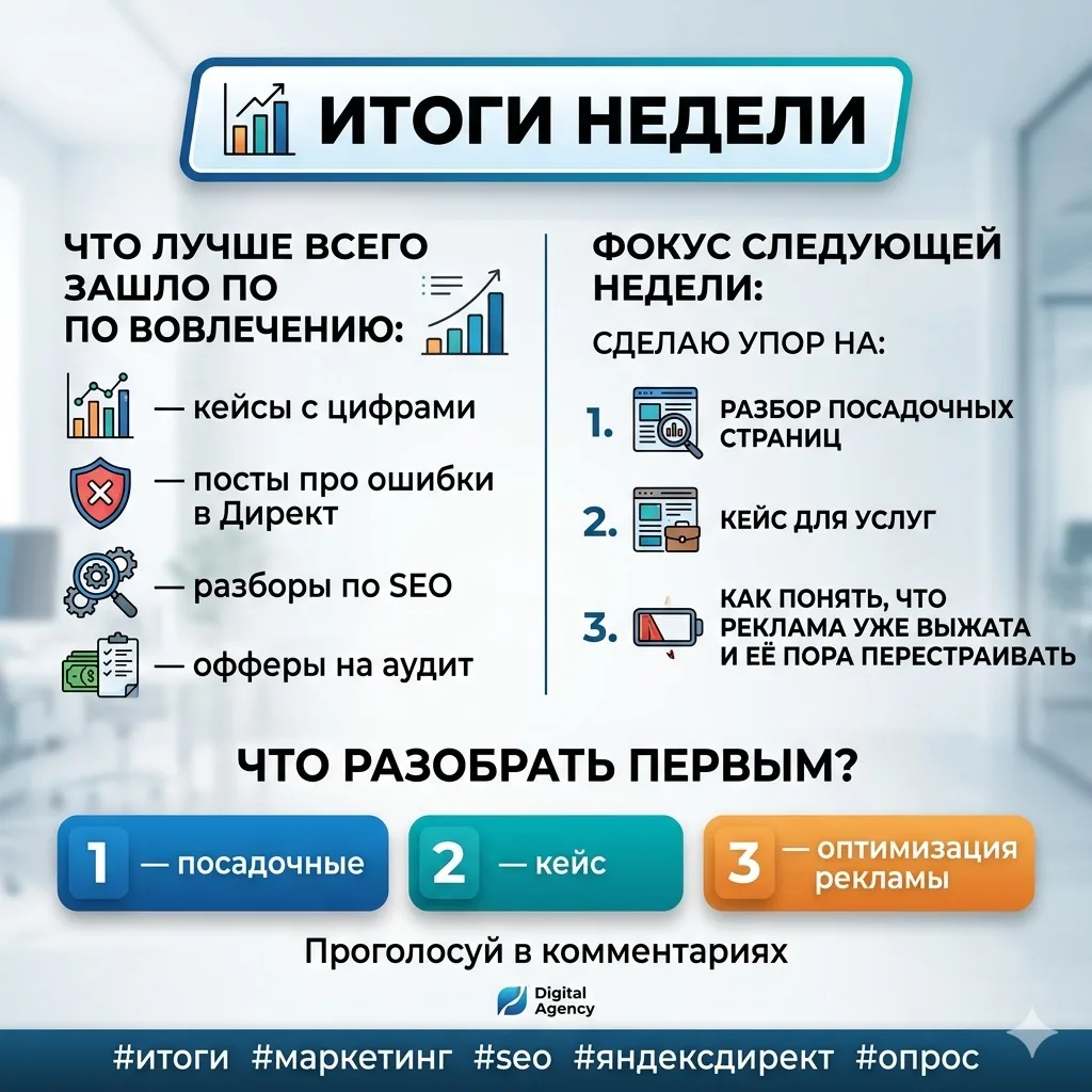 📊 Итоги недели