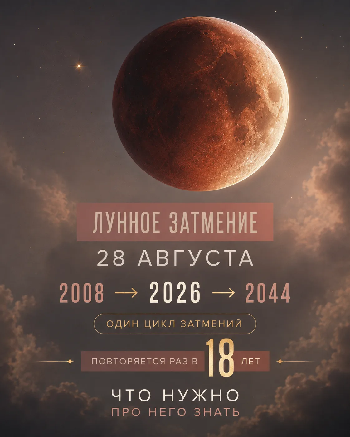 ЛУННОЕ ЗАТМЕНИЕ 28 АВГУСТА 🌑