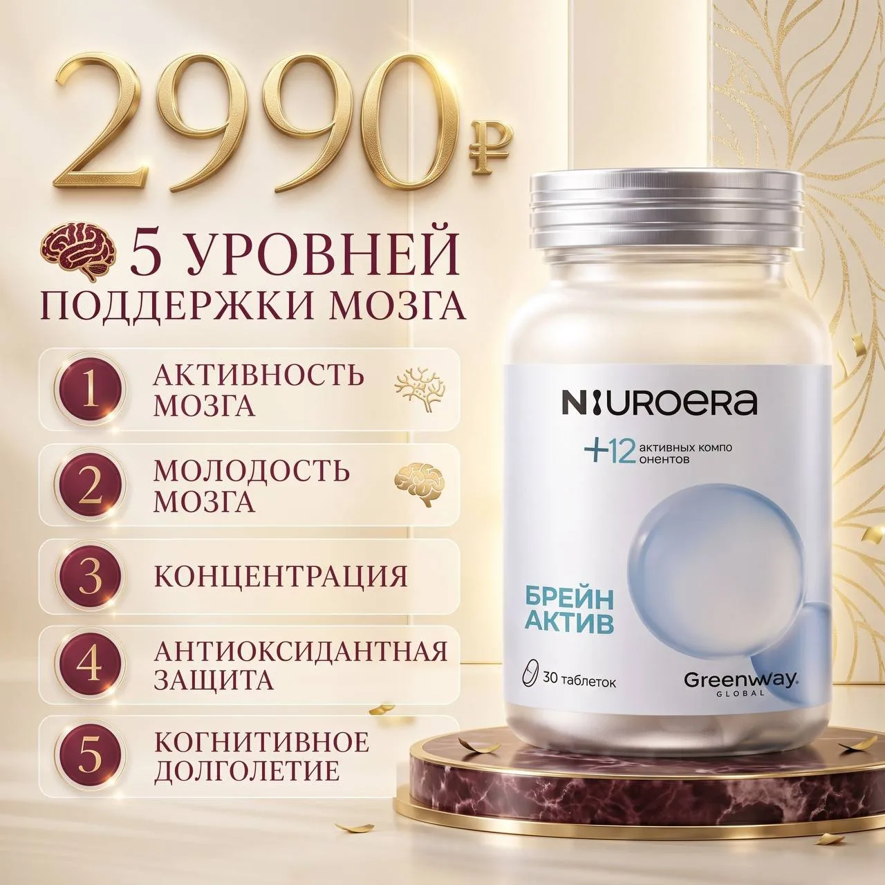 🧠 5 УРОВНЕЙ ПОДДЕРЖКИ МОЗГА