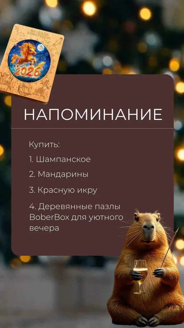 Ну что, друзья! Самое время открыть свои заметки и проверить список покупок на Новый год!