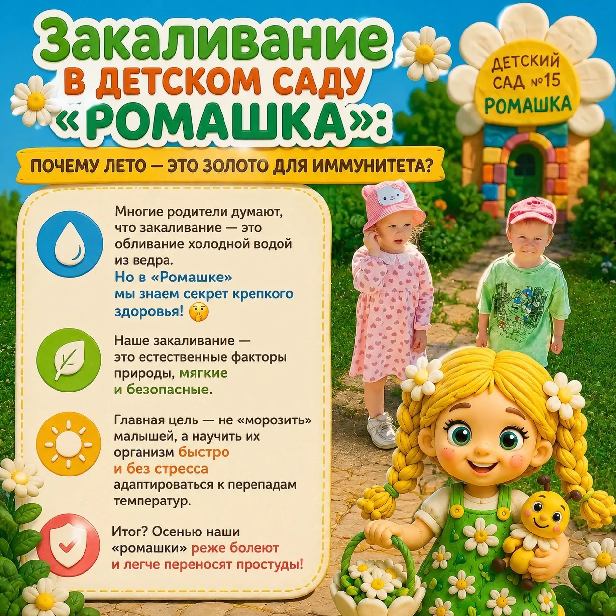 «Ромашка» выбирает ЗОЖ!