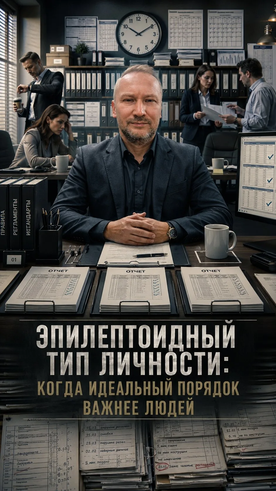 🧹 Эпилептоидный тип личности: когда идеальный порядок важнее людей