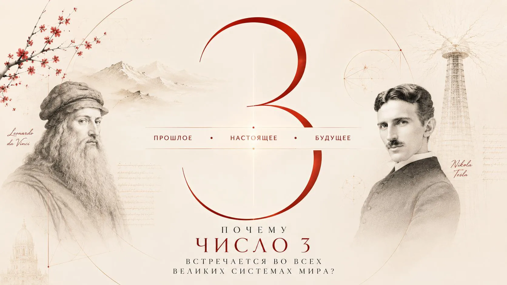 🧠 Что общего между Леонардо да Винчи, Николой Теслой и числом 3?