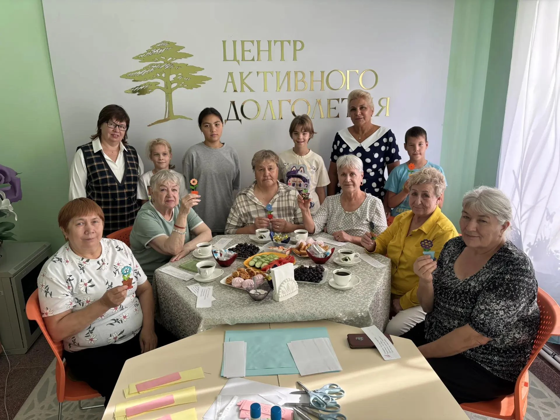 🍁 В филиале нашего центра в поселке Сергино отметили День пожилого человека