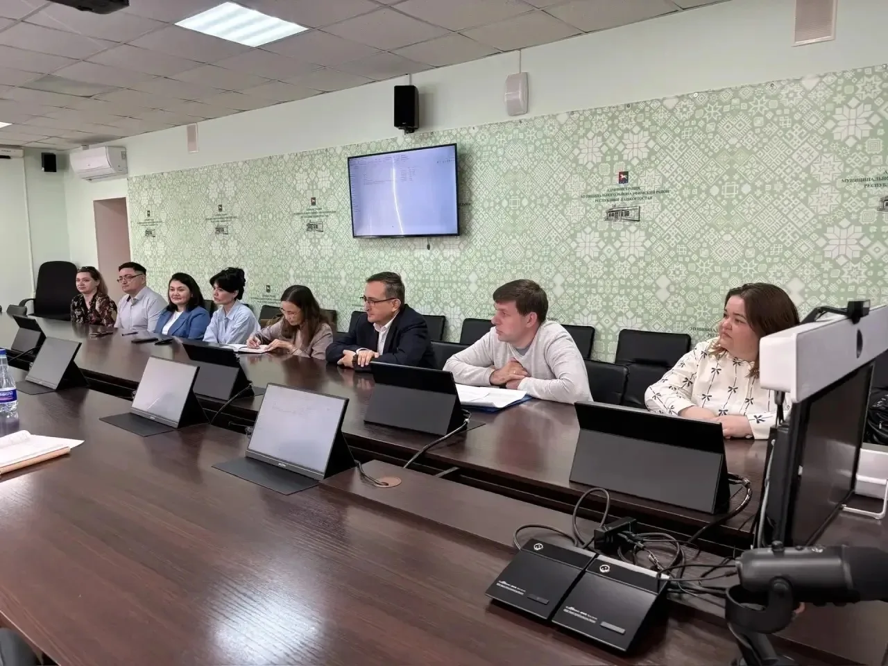 Сегодня прошла встреча учителей с главой Уфимского района.  🎓Нашу школу на встрече представлял учите