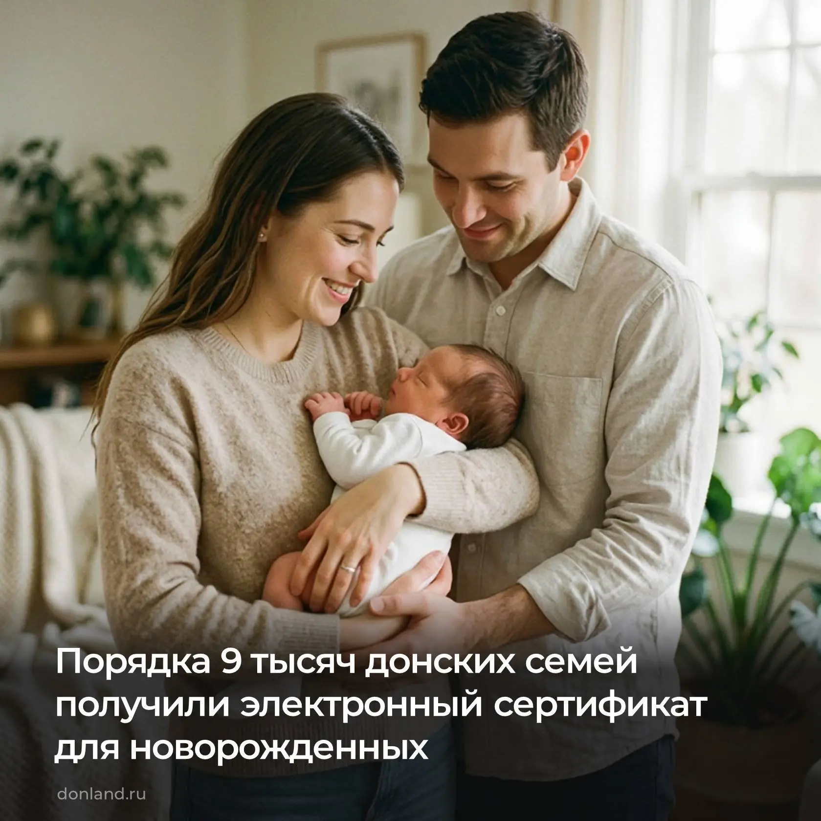 👪 Порядка 9 тысяч донских семей уже получили электронный сертификат номиналом 20 тысяч...