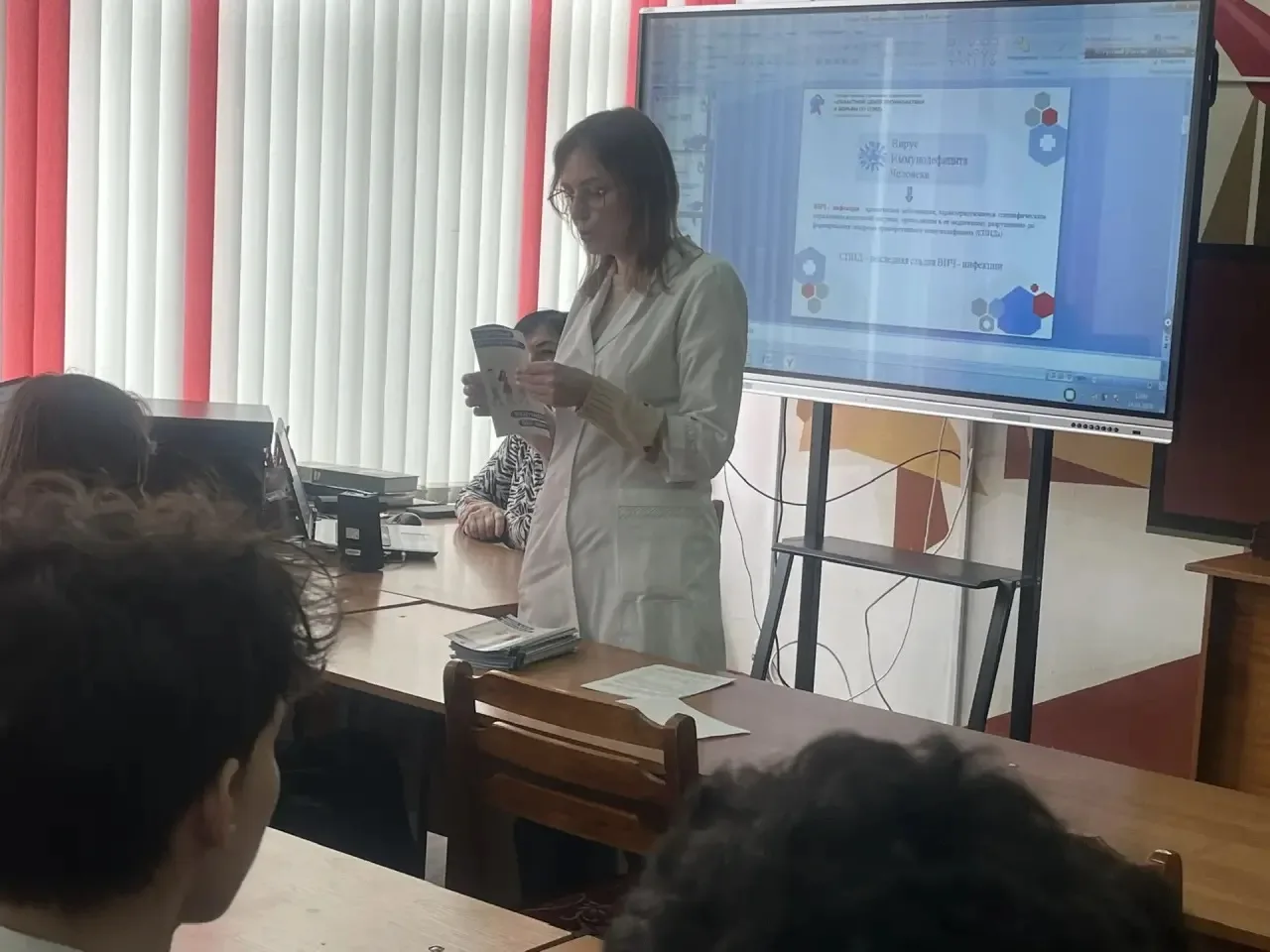 🩺 Важный разговор о здоровье  14 апреля в 1‑м корпусе прошла познавательная встреча с Васильевой Нат