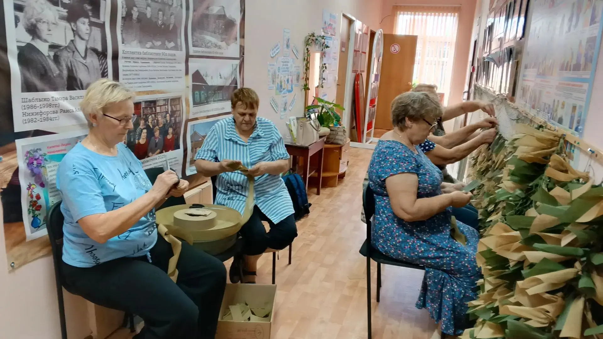 Клуб "Затейница" на страже в тылу.