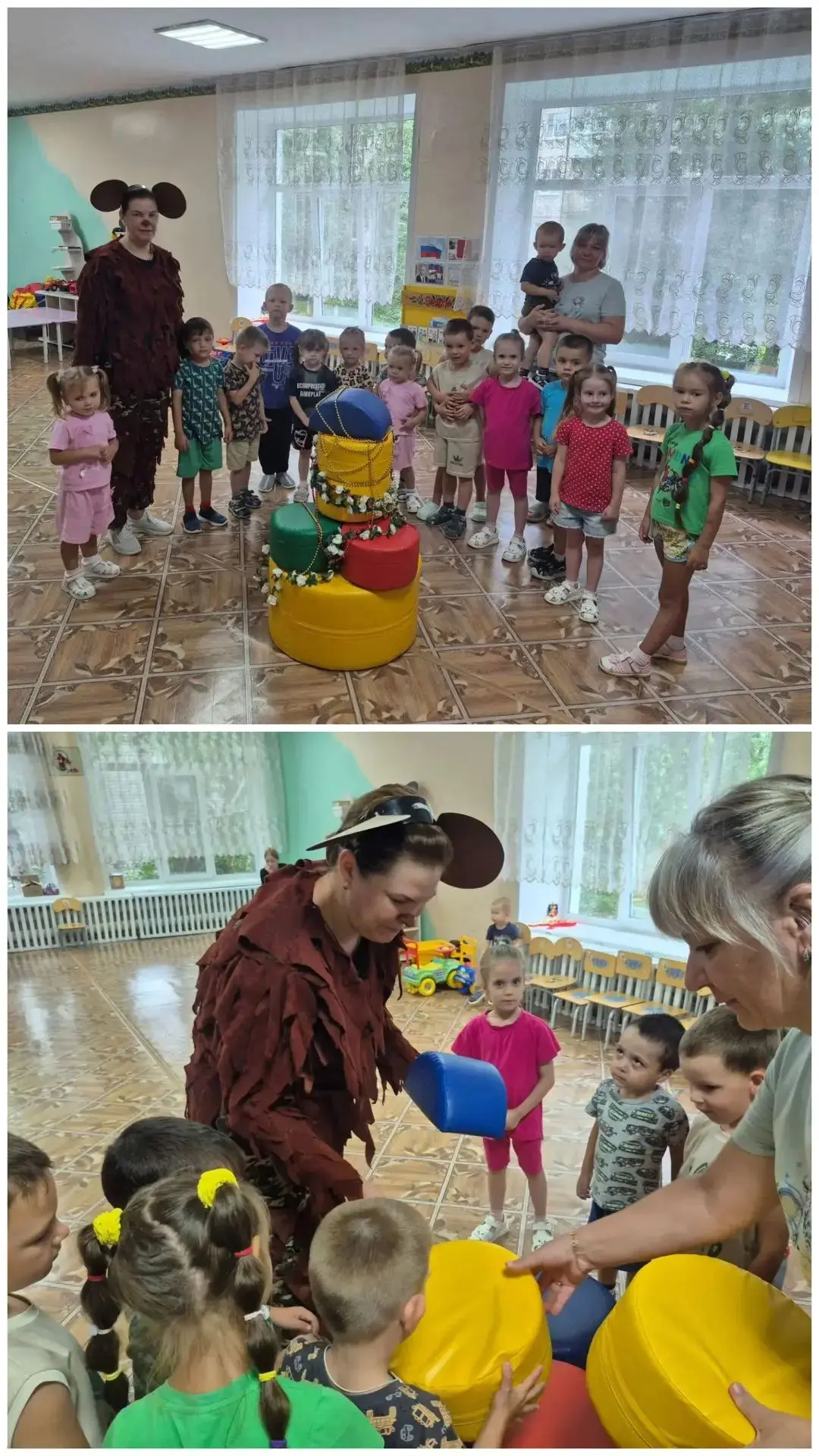 19 августа наш детский сад посетил Чебурашка, у него был день рождения🎉🎈👑 , но случи...