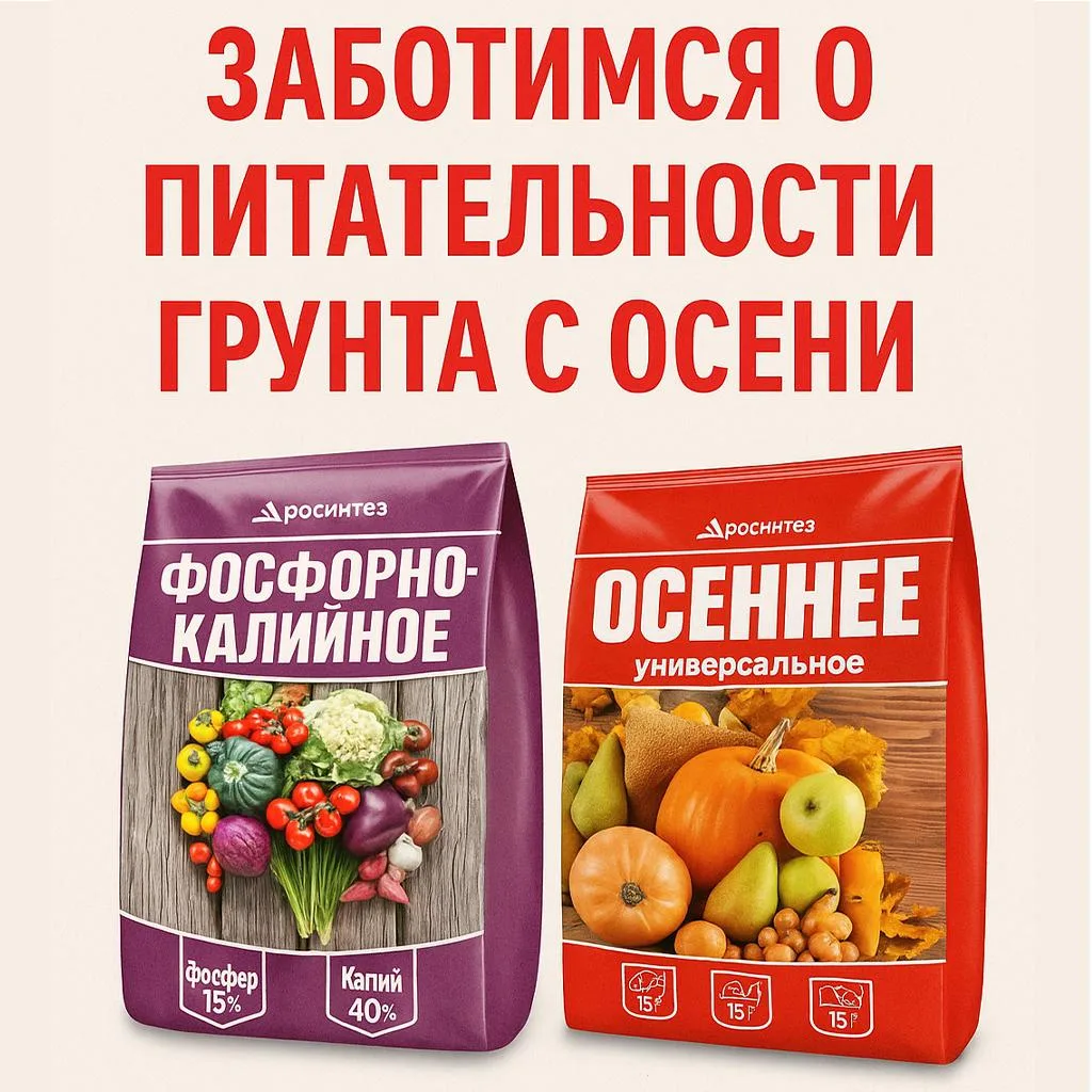 ⚡️ Удобрения для осеннего внесения в грунт (ОМУ)

🔥 Цена в Светофоре - 72 ₽ за упаковку (1 кг)

Наш