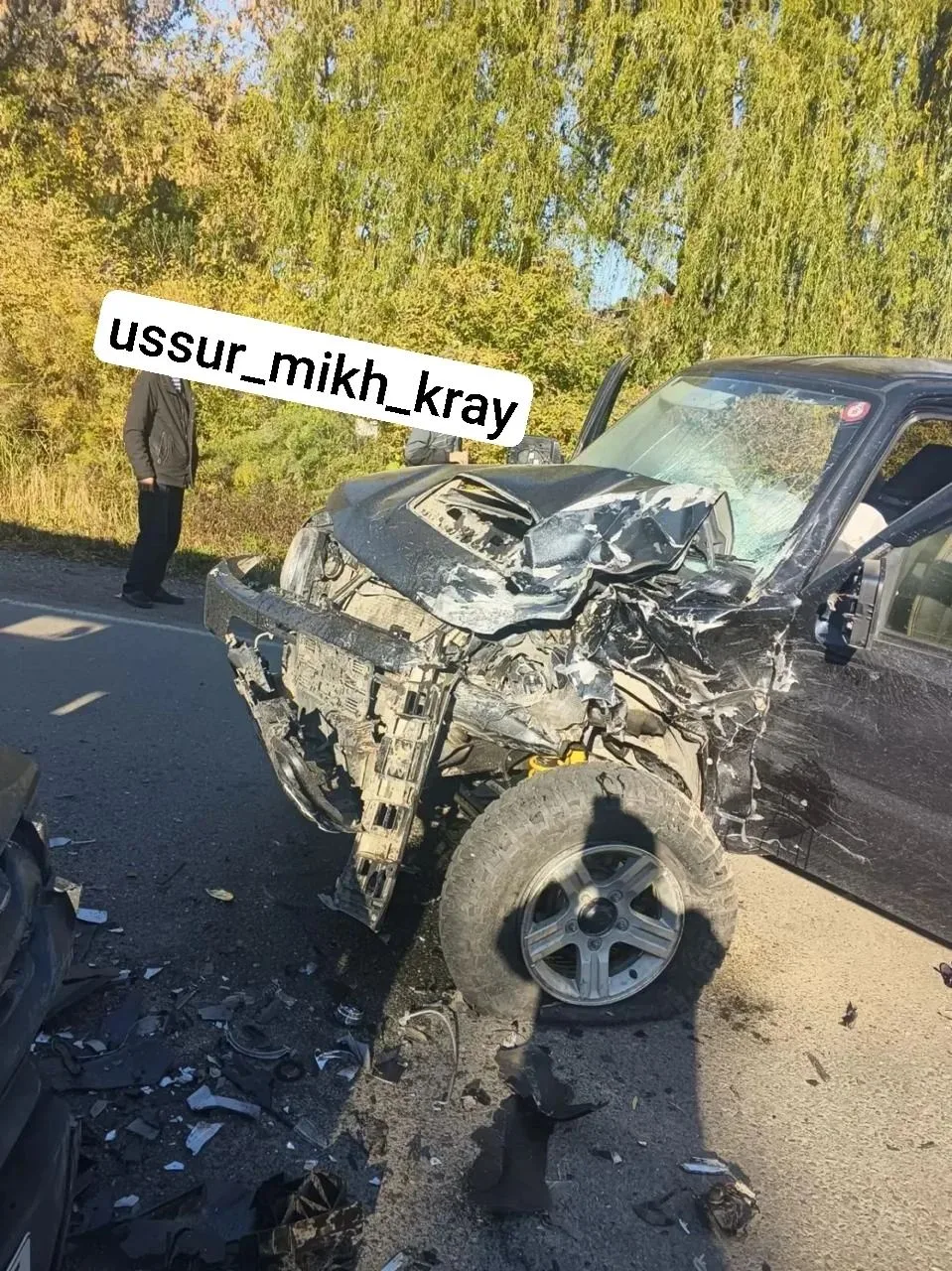 Видео и фото от очевидцев аварии