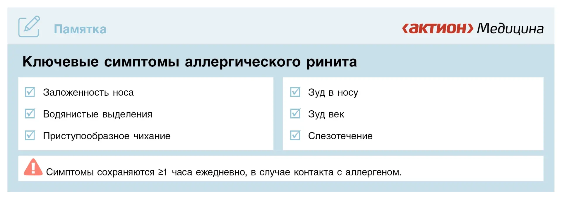 📋 Разбор правил ведения пациентов с аллергическим ринитом
