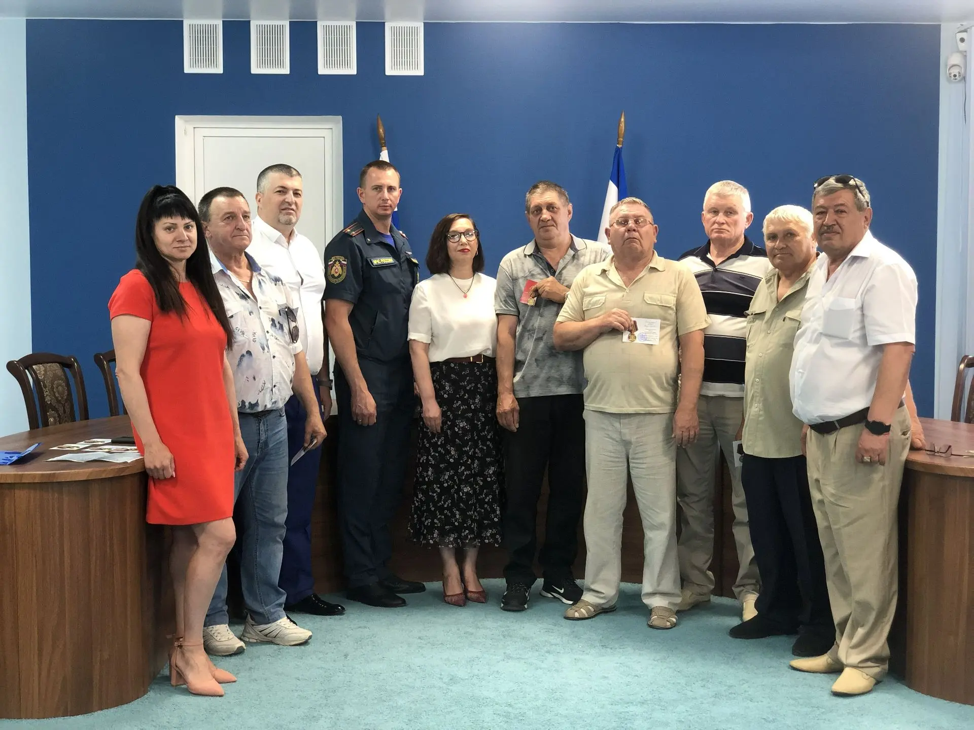 В администрации города Красноперекопска состоялось вручение юбилейных медалей «40 лет ликвидации ава