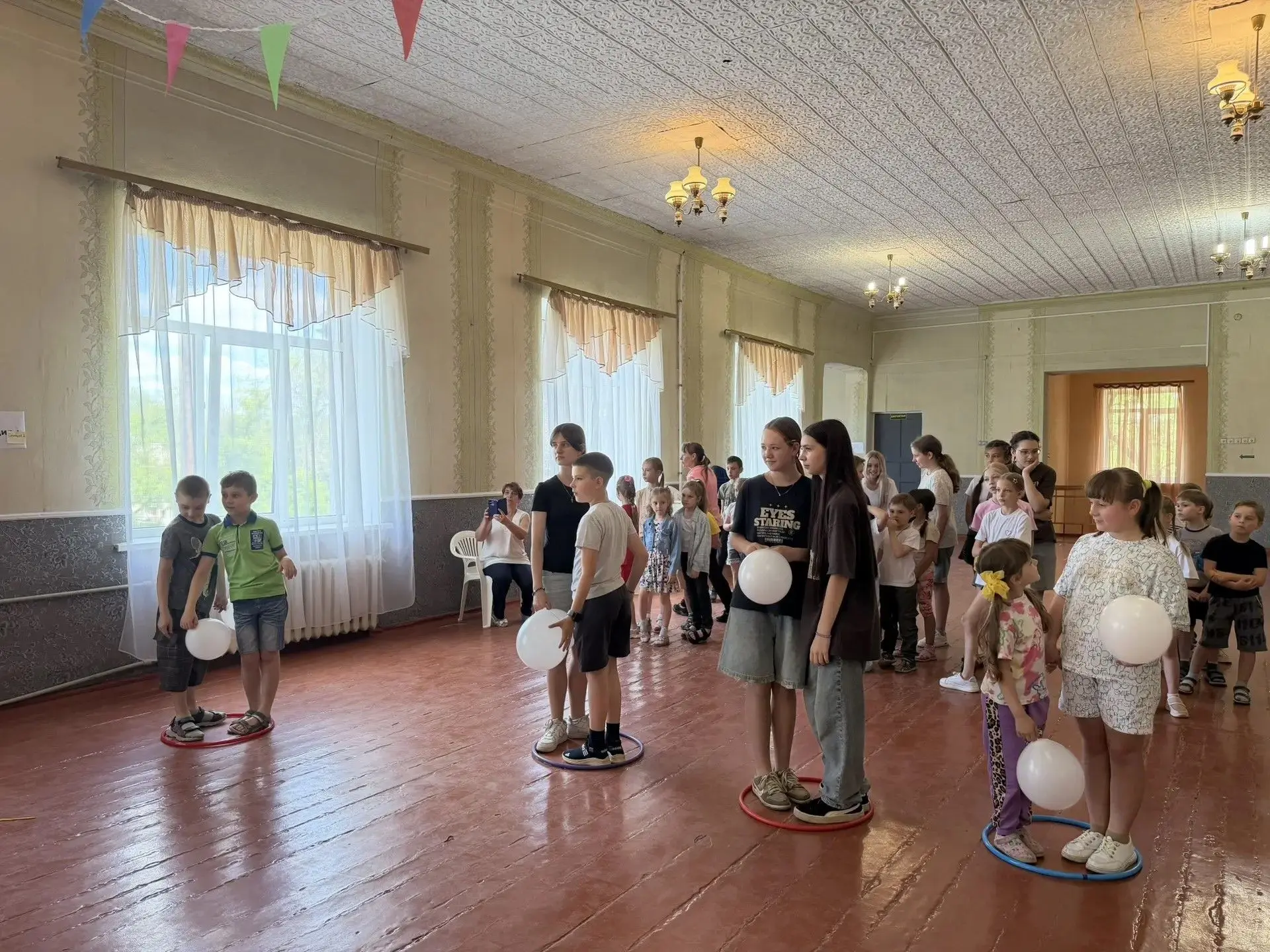 Сегодня на площадке досуга детей «Солнышко» МБУДО «Дом детского и юношеского творчества города Макее
