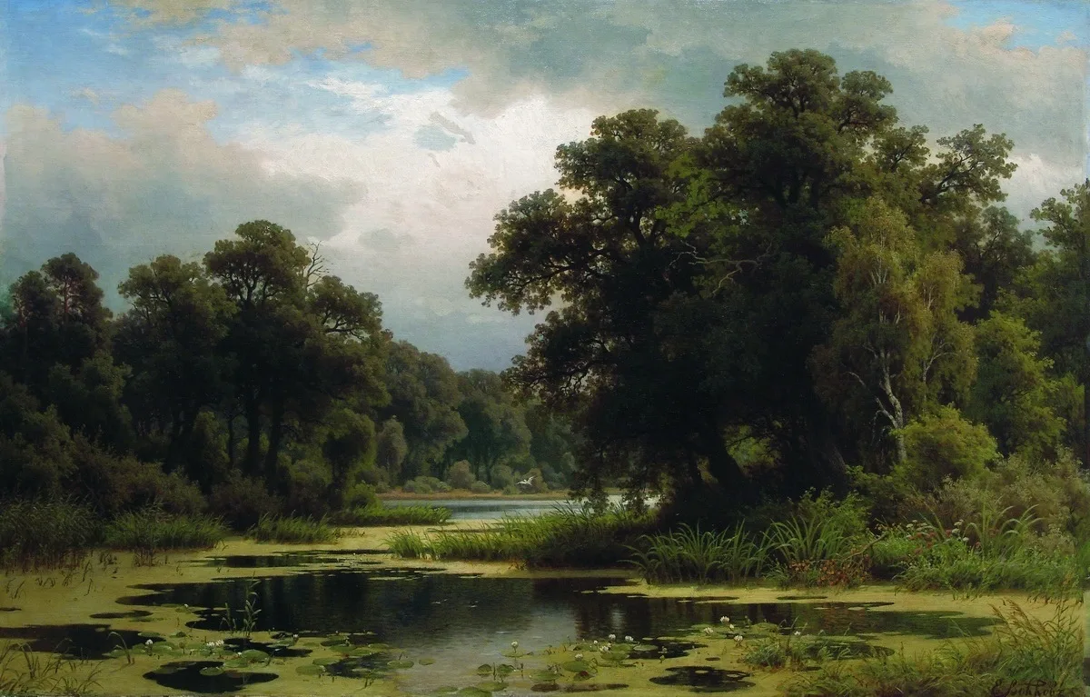 "Заросший пруд", 1880-e