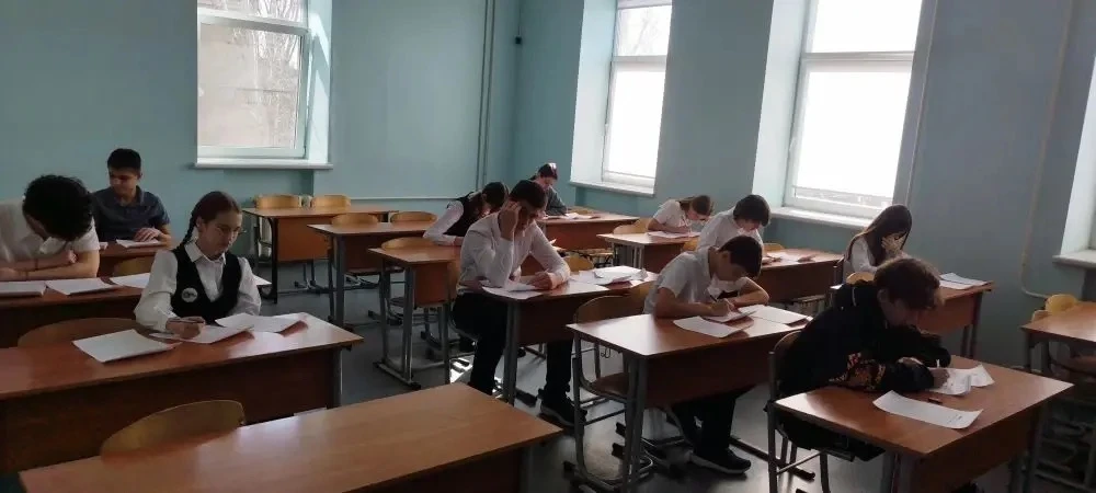 Обучающиеся 7-9классов  школы приняли участие в районной  олимпиаде в рамках проекта "Математическая