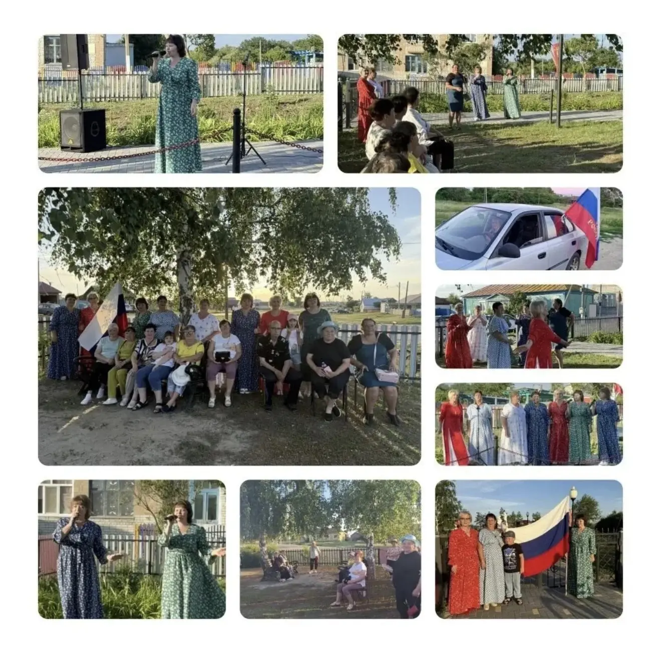 🇷🇺12 июня, художественной самодеятельностью Симоновского СДК, в центре села был дан концерт, посвя