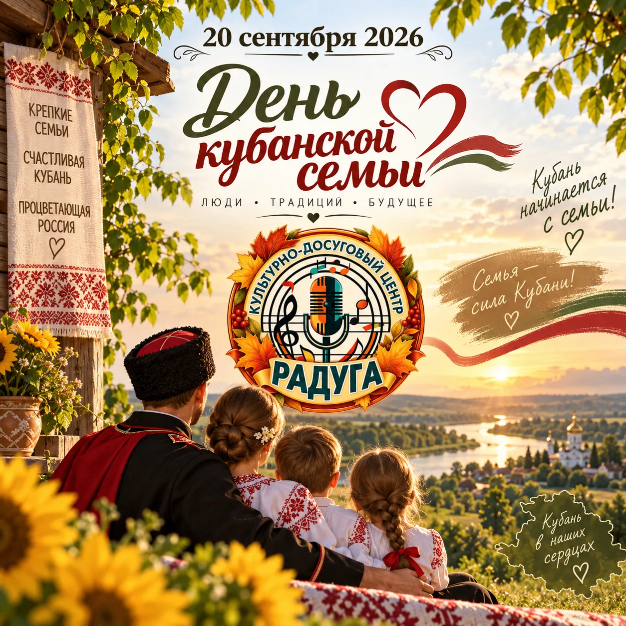 🎉 День кубанской семьи — 20 сентября 2026 года! 🎉