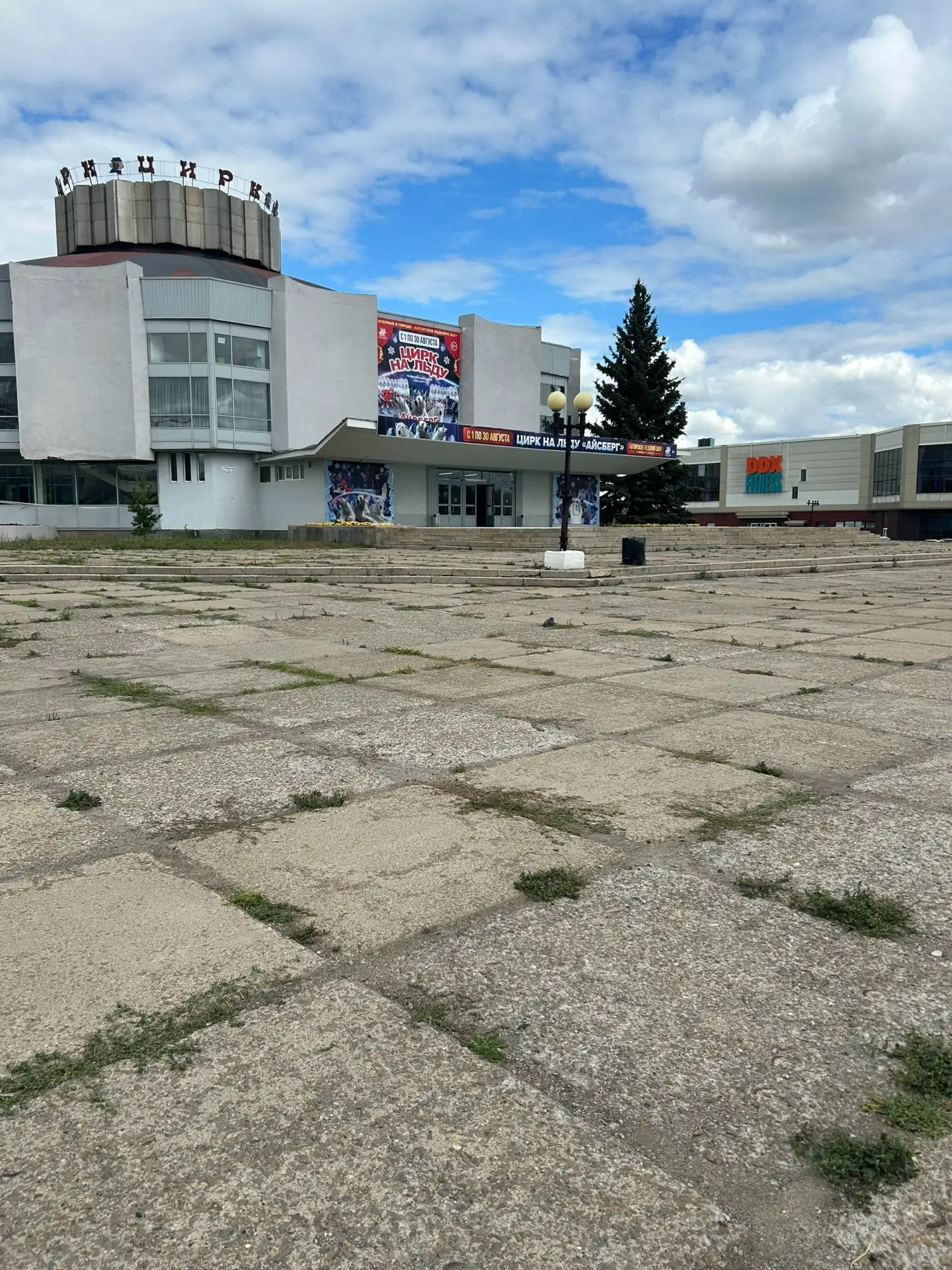 У цирка посетители отметили отсутствие пандусов