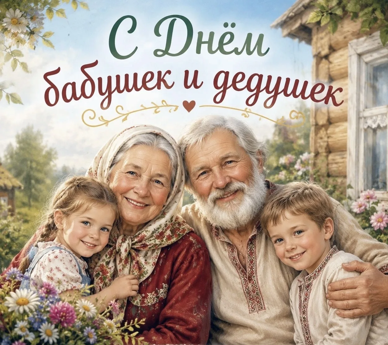 26 июля — день самых мудрых, добрых и любящих.

Сегодня мы отмечаем Всемирный день бабушек, дедушек 