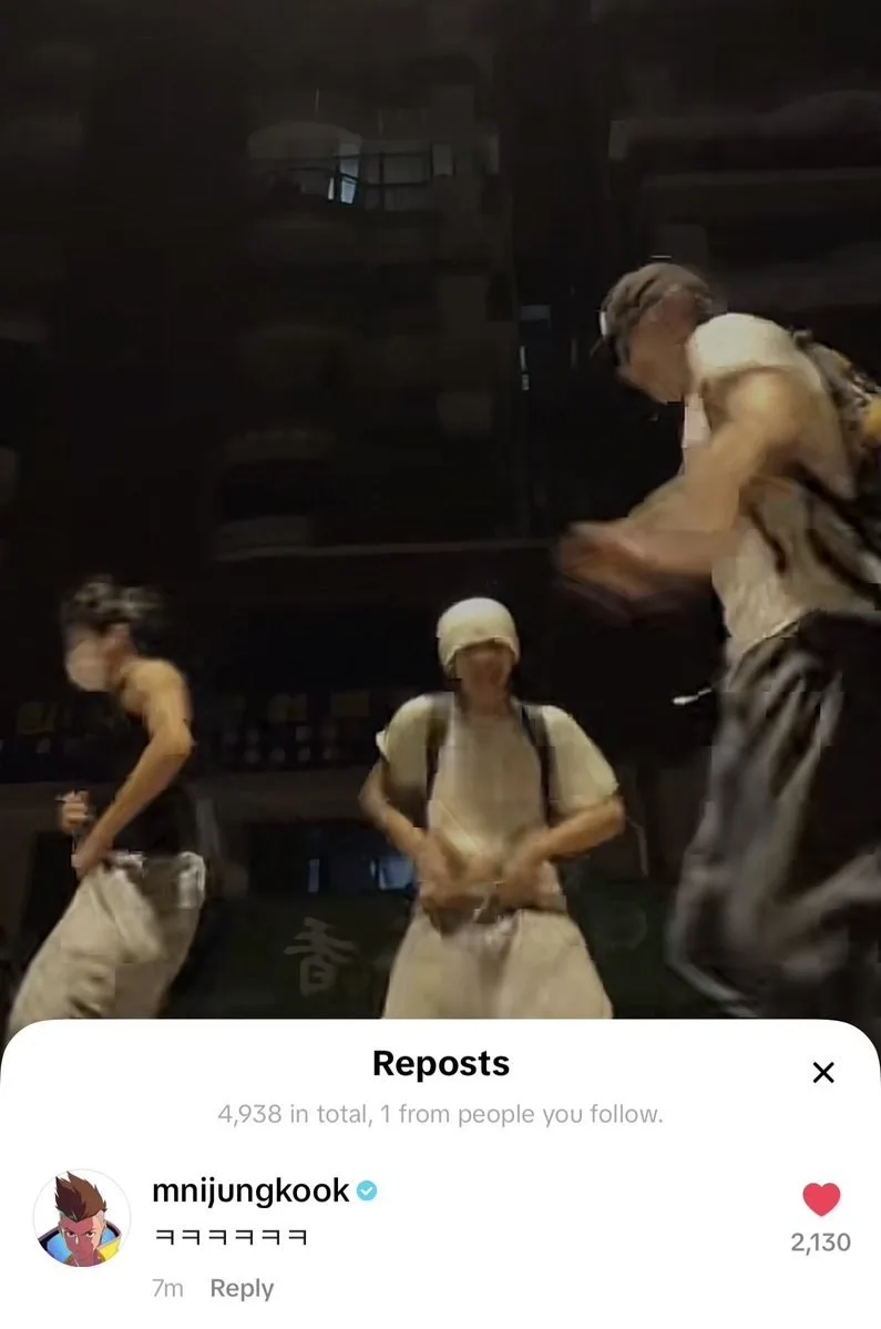Чонгуку понравилось это видео в TikTok 😁