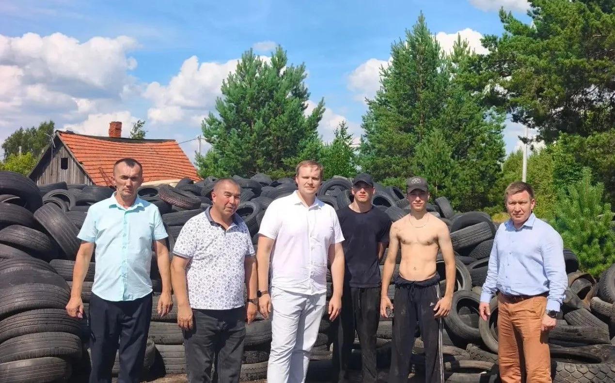♻️ Подводим итоги первой недели совместной с «Татнефтью» работы по сбору старых покрышек!