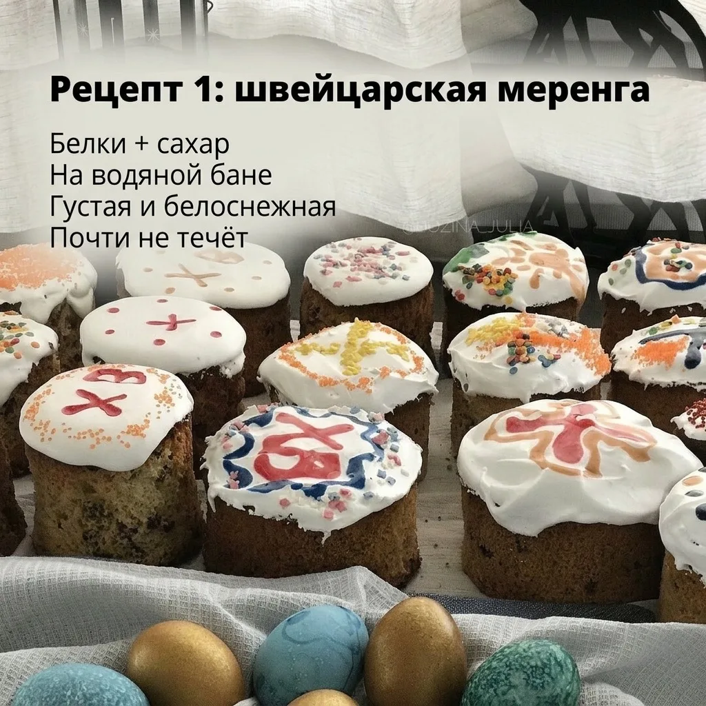 Какую глазурь делать на куличи: 6 моих любимых вариантов  Перед Пасхой у меня всегда один и тот же в