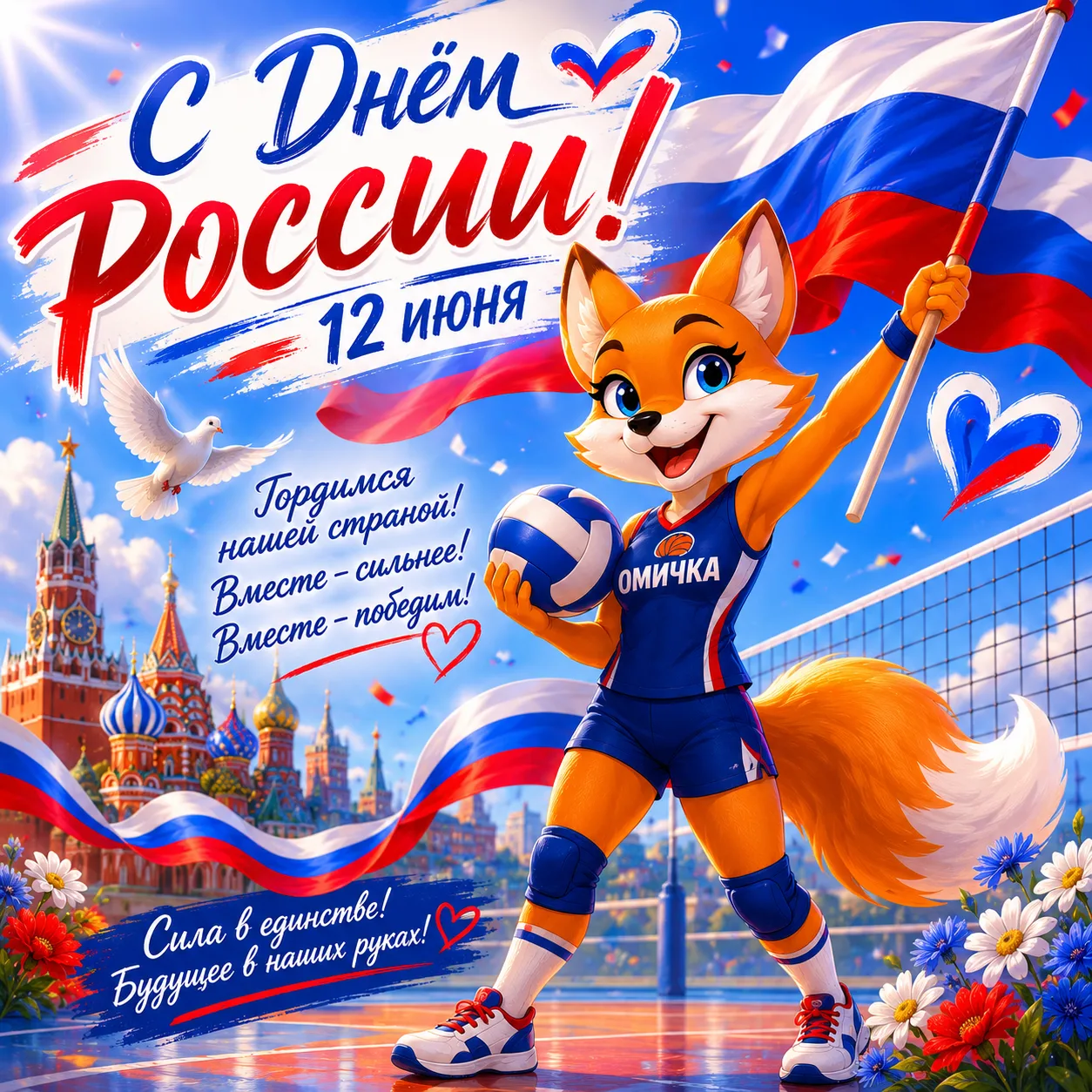С днём России! 🇷🇺

Сегодня мы отмечаем один из самых значимых праздников нашей страны! Этот день с