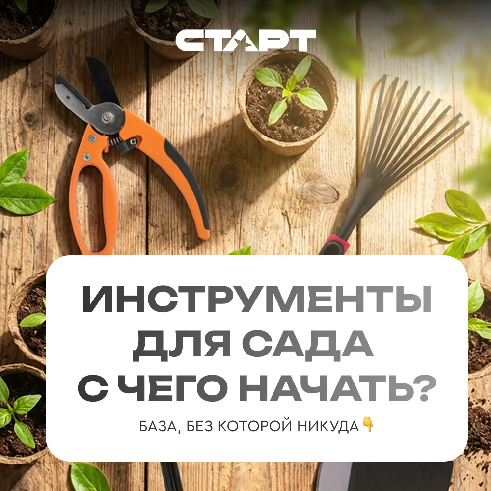 Инструменты для сада — с чего начать?