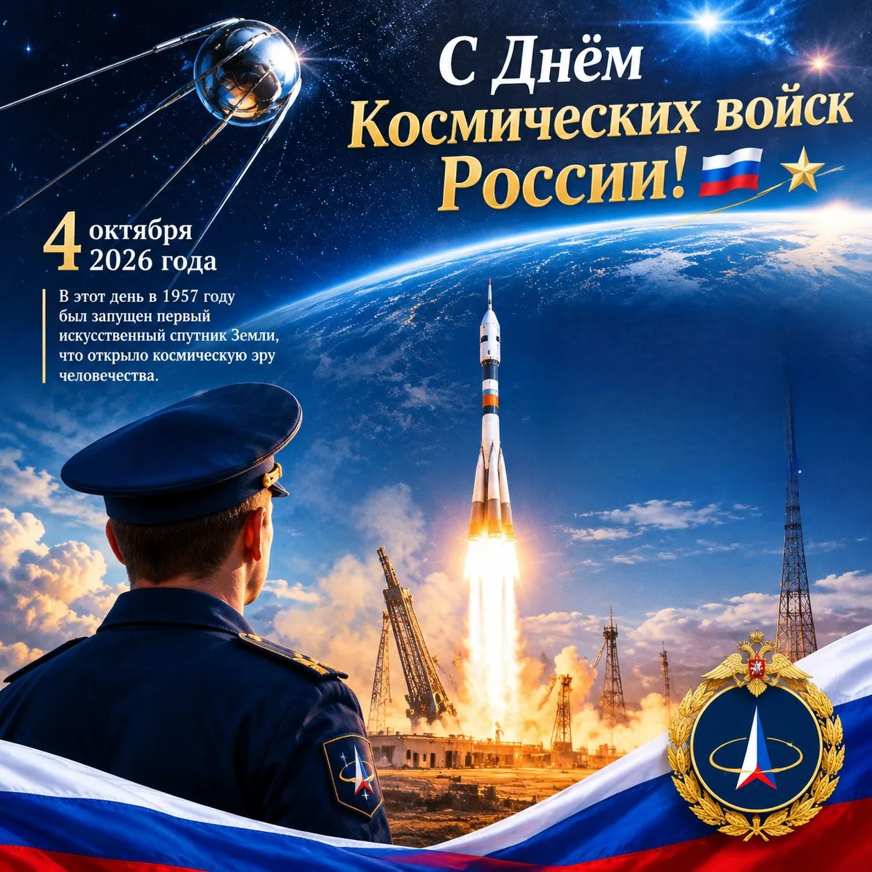 С Днём Космических войск России! 🇷🇺🚀