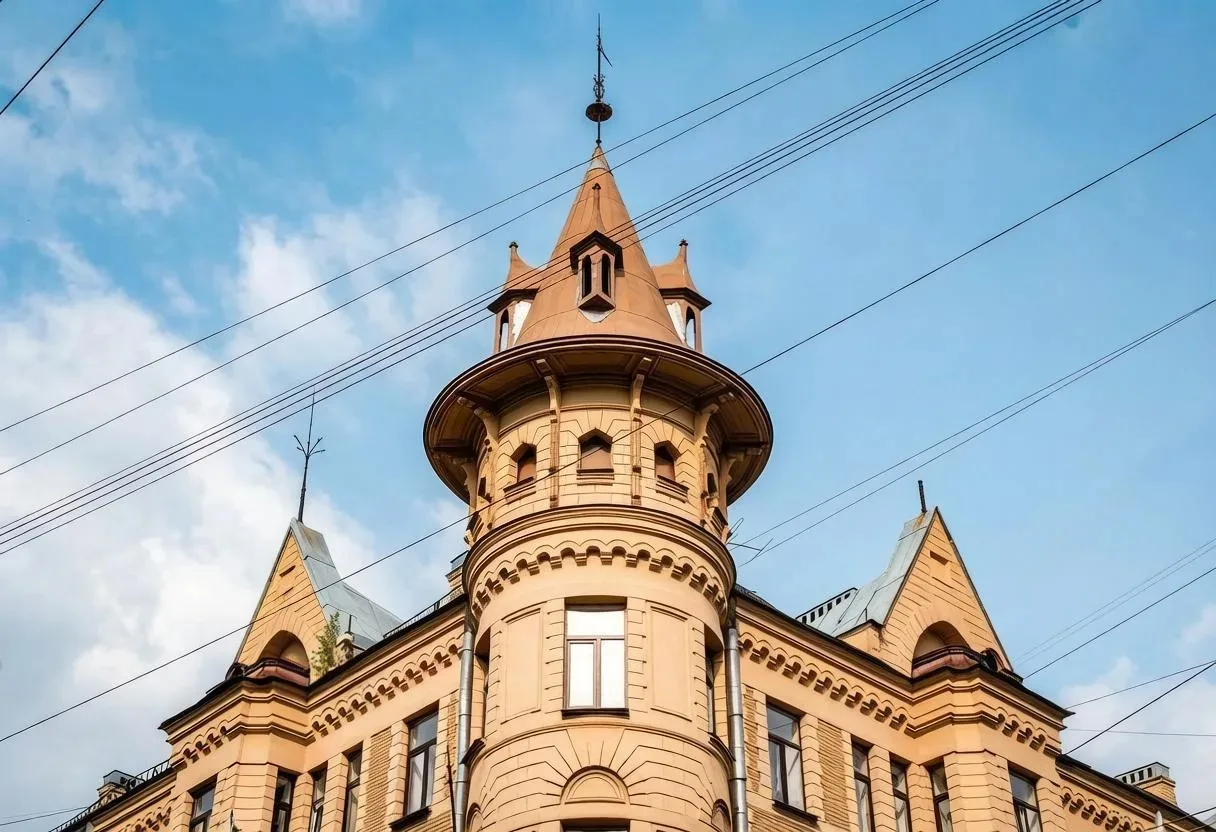🏰 Башня Рапунцель в центре Петербурга

Дом на Барочной улице, 2 — один из самых сказочных особняков
