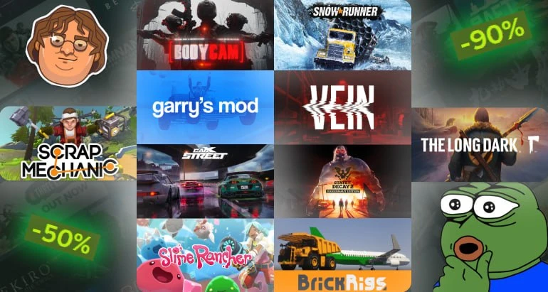 🎮 Топ 10 симуляторов по хорошей скидке