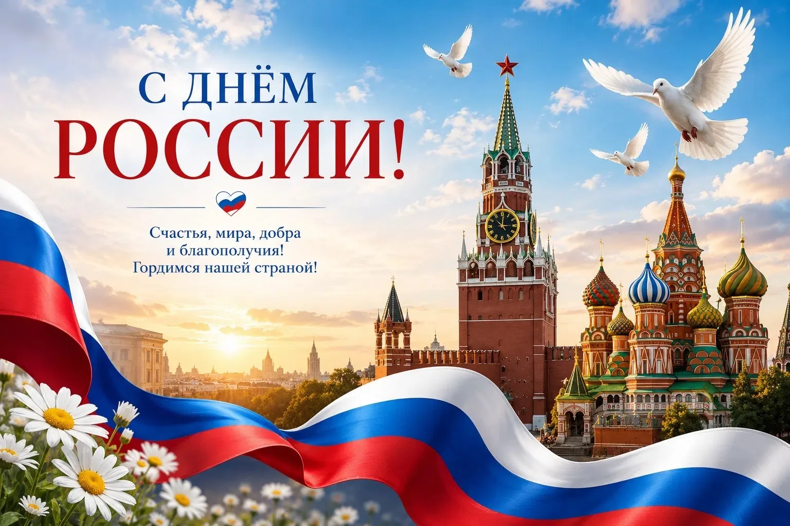 🇷🇺 С ДНЕМ РОЖДЕНИЯ, НАША ЛЮБИМАЯ СТРАНА, С ДНЕМ РОЖДЕНИЯ, РОССИЯ! 🇷🇺