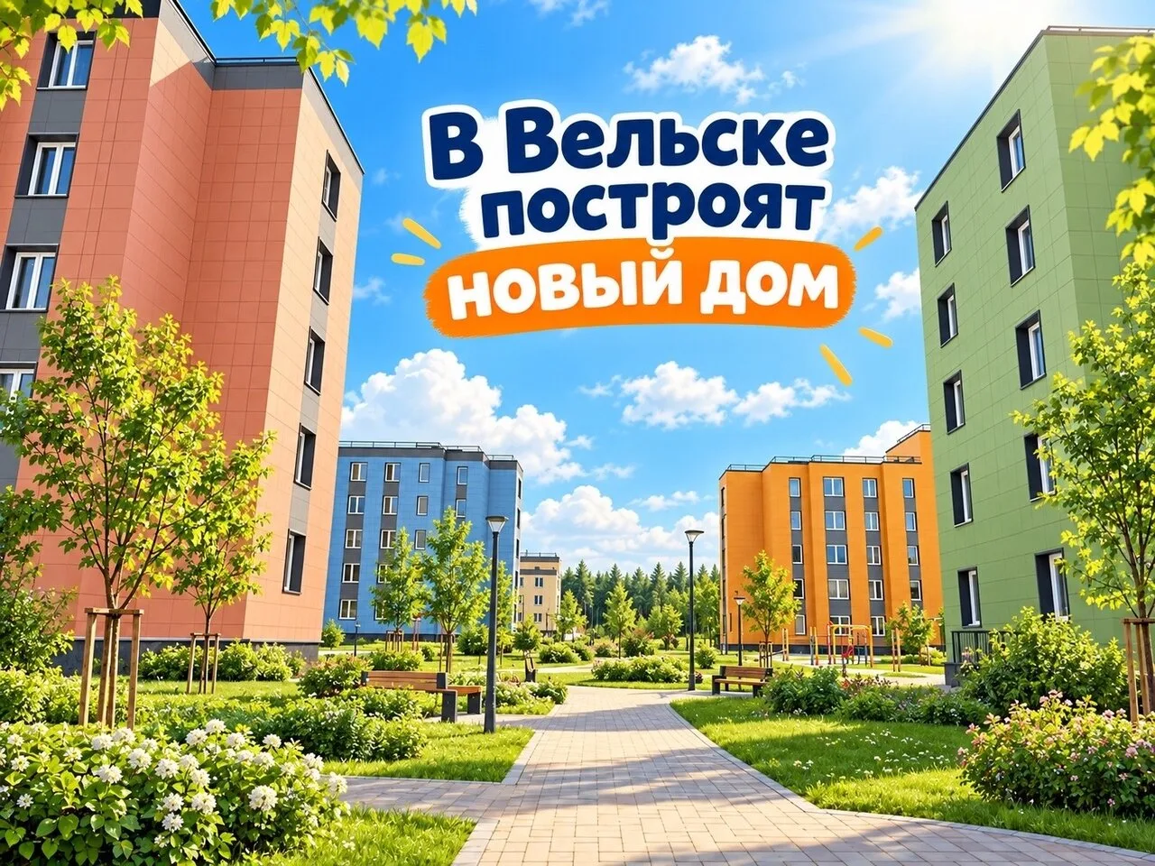 Новый жилой дом взамен аварийного в Вельском округе ⚡
