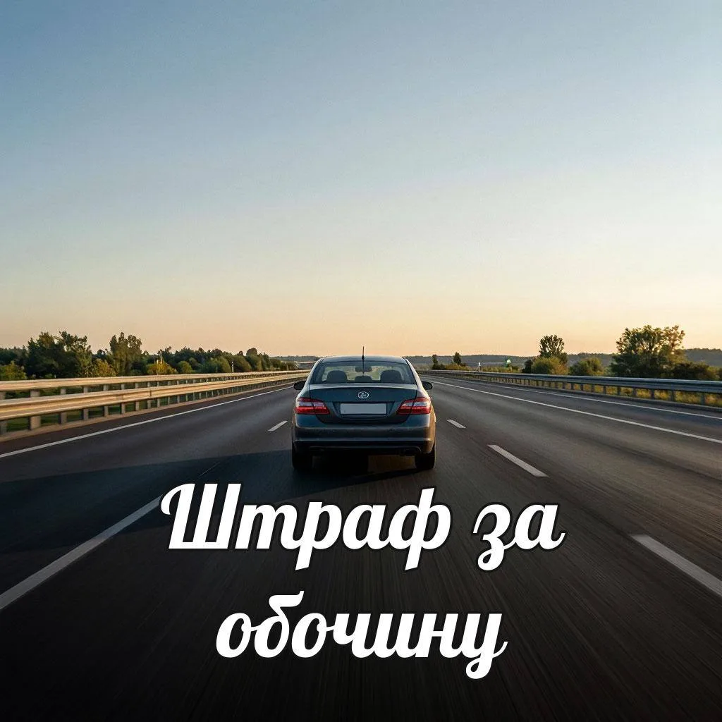 ⚠️Штраф за обочину могут поднять до 5 тысяч.