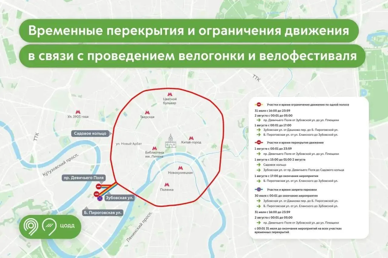 ⚠️ Садовое кольцо полностью закроют для машин 1 августа — Дептранс

Также перекроют и несколько сосе