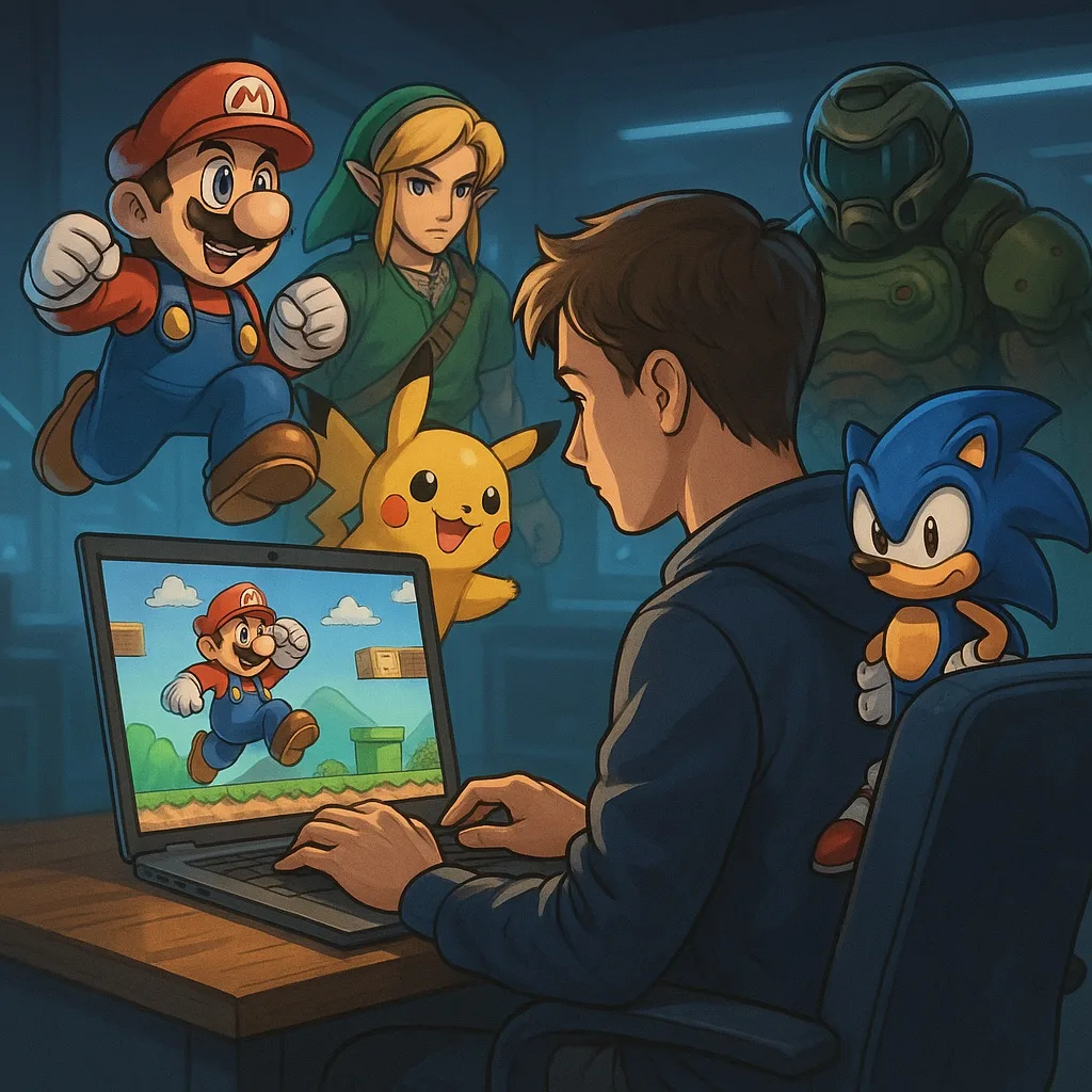 🎮 Запускаем все игры детства прямо в браузере!