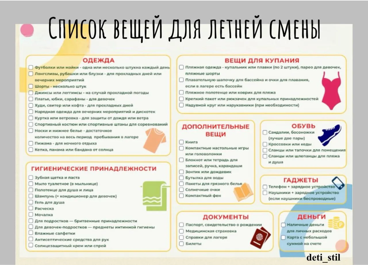 ✔️чек лист .