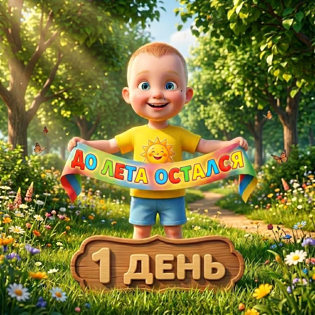 ДО ЛЕТА ОСТАЛСЯ ОДИН ДЕНЬ!!!

И пусть погода пока не радует нас тёплыми деньками — в детском саду уж