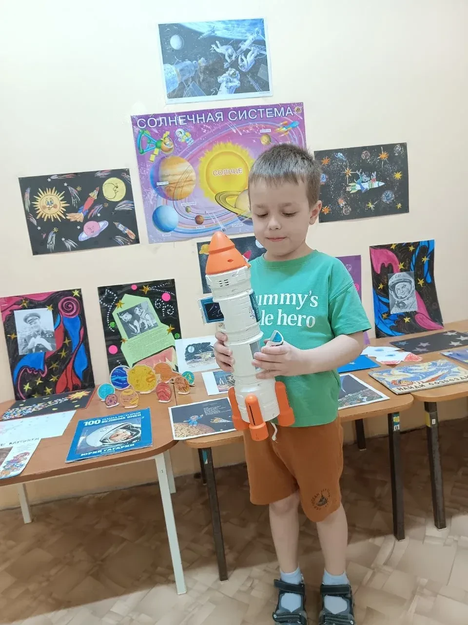 🚀С Днем космонавтики!   Неделя Космоса – в старшей группе дошкольного отделения «Незабудка» проходил