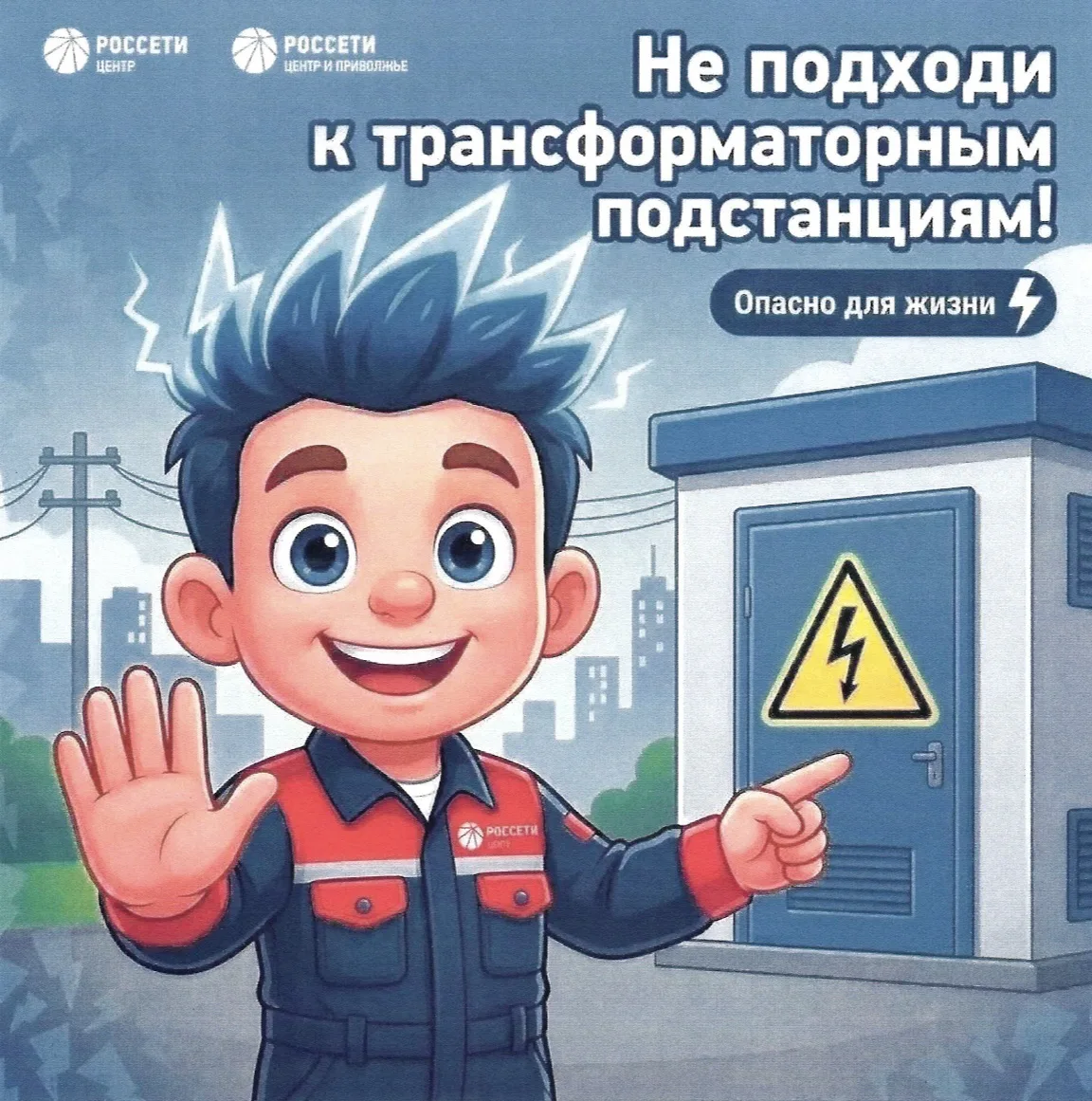 ⚡️Памятки по профилактике детского электротравматизма, рекомендуемые «ПAO Россети Центр и Приволжье»