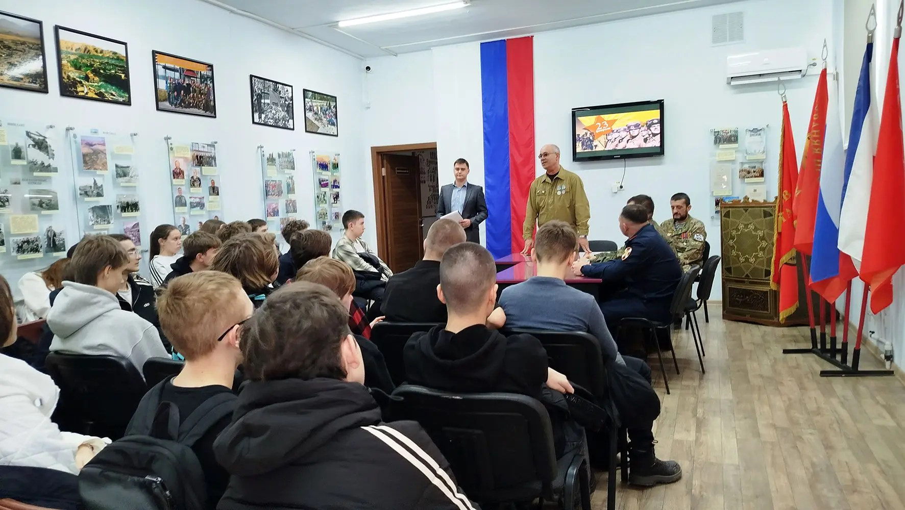 Ко Дню воинской славы России – Дню защитника Отечества в Музее современной военной истории (отдел Ев