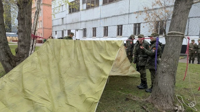 ЗАРНИЦА   🇷🇺 Команда нашей школы приняла участие в муниципальном этапе традиционной игры «Зарница 2.