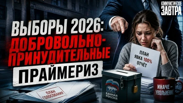 В ДОБРОВОЛЬНО-ПРИНУДИТЕЛЬНОМ ПОРЯДКЕ: «Вход 200 — Выход 300»

Уважаемые избиратели! Осенью 2026 года