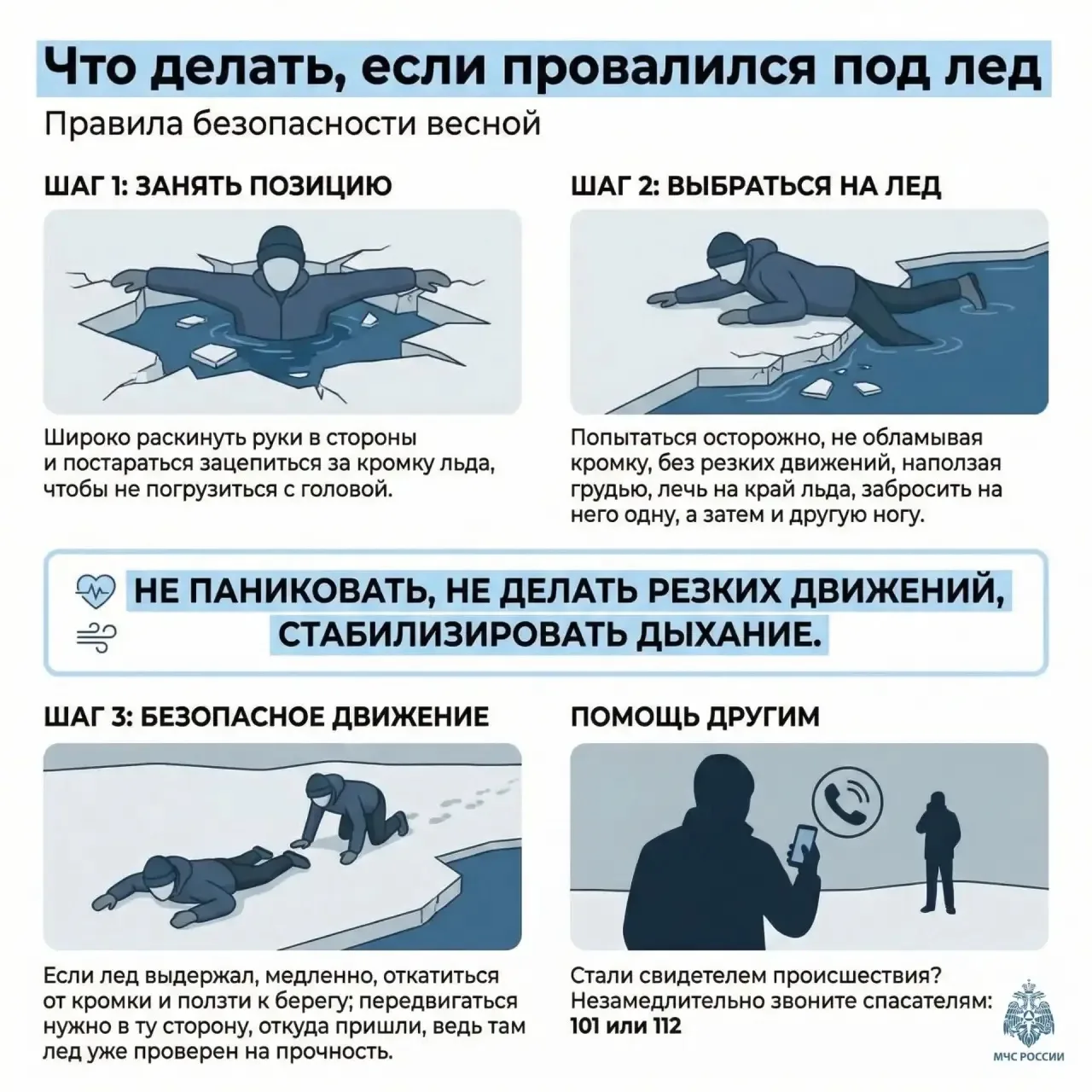 Весна. Лед — не место для прогулок!