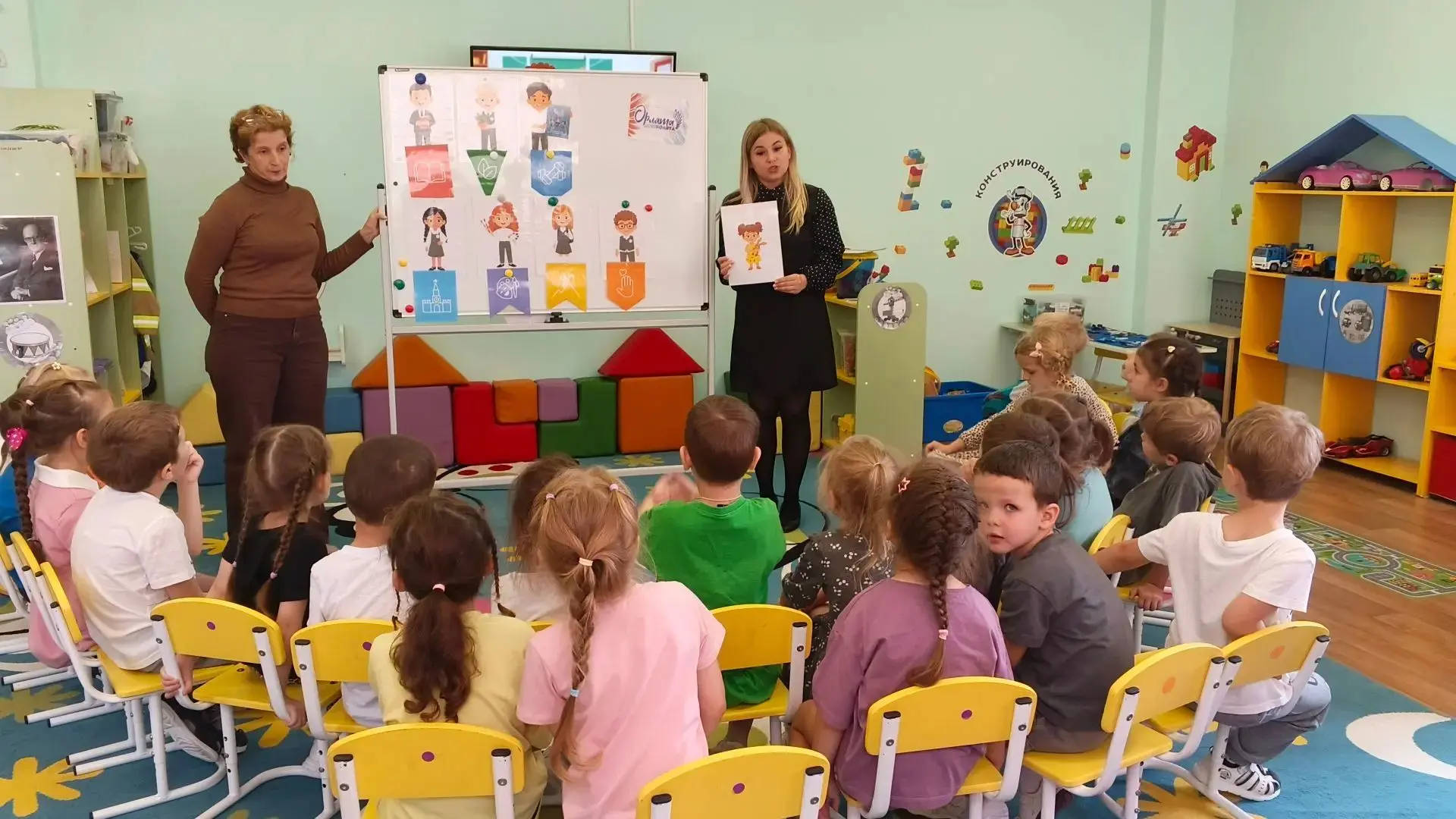 В нашем детском саду в группе «Жирафики» стартовал  Всероссийский проект «Орлята-дошкол...