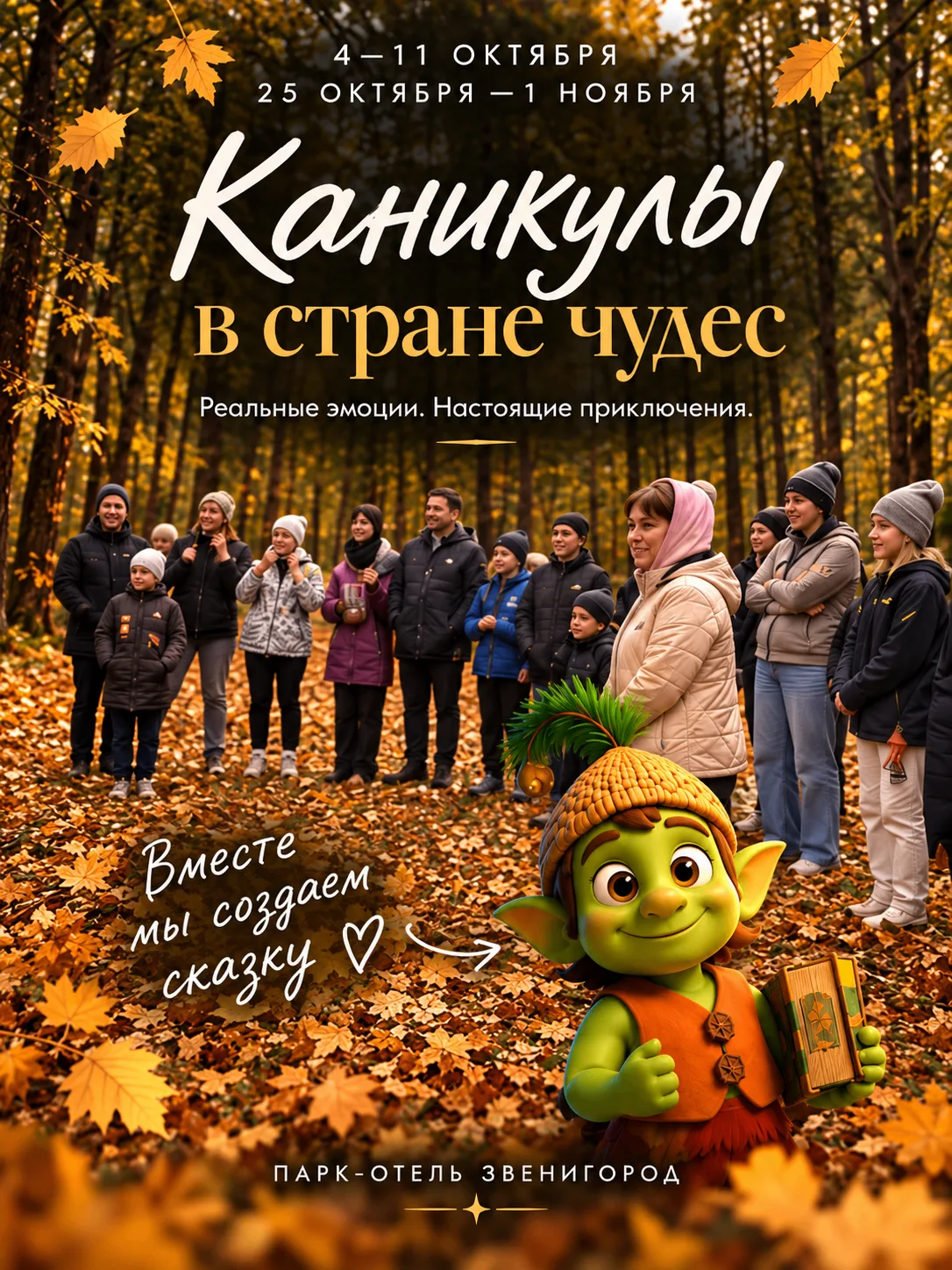 На осенние каникулы едем в Страну чудес!