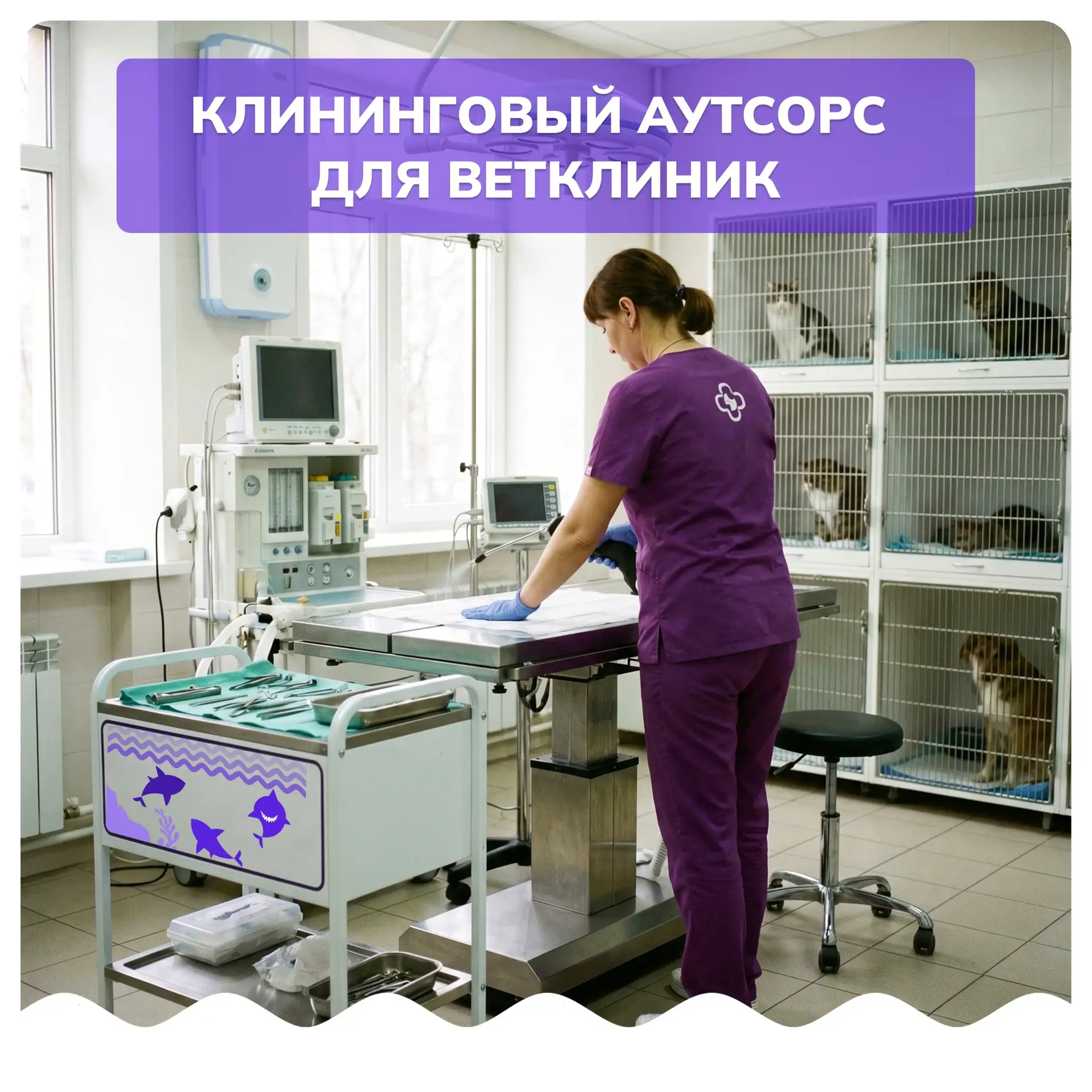Почему обычный клининг не подходит для ветклиник